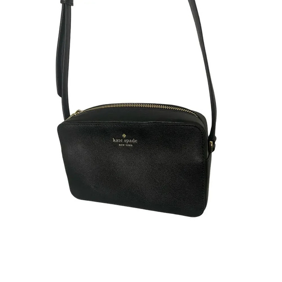 Kate Spade Staci Mini Camera Bag Black Leather - Picture 4 of 9